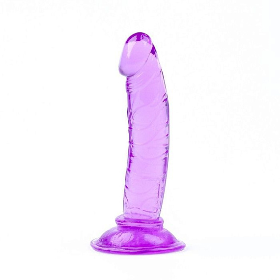 Фиолетовый анальный фаллоимитатор на присоске - 12 см. от Intimcat