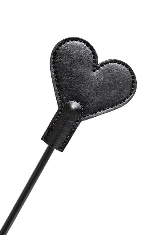 Черный стек со шлепком в форме сердца Anonymo - 35 см. - фото 7