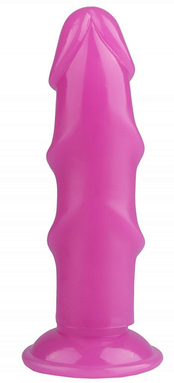 Розовый реалистичный рельефный фаллоимитатор - 21,5 см. Сумерки богов