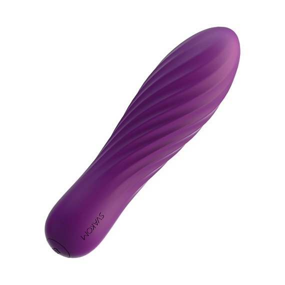 Фиолетовая вибропуля Tulip - 10,6 см. - силикон