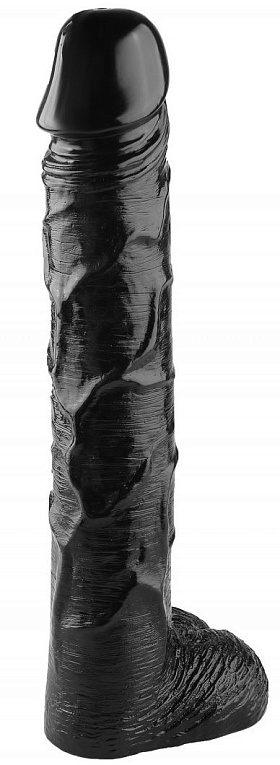 Черный фаллоимитатор-гигант - 51 см. от Intimcat