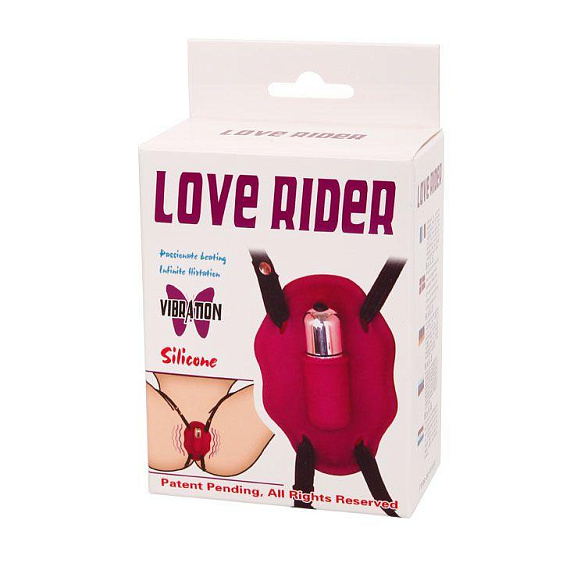 Нежный вибростимулятор для клитора Love Rider на ремешках - фото 5