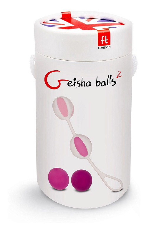 Розовые вагинальные шарики Geisha Balls 2 от Intimcat