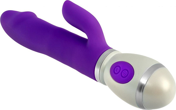 Фиолетовый вибратор-кролик Miss Jessy - 18,5 см. от Intimcat