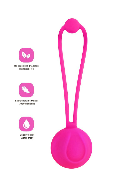 Розовый вагинальный шарик BLUSH - фото 7