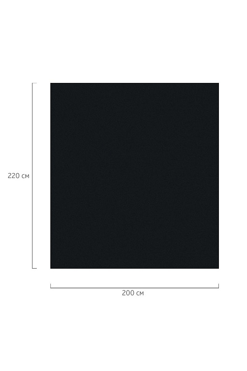 Черная простыня для секса из ПВХ - 220 х 200 см. ToyFa