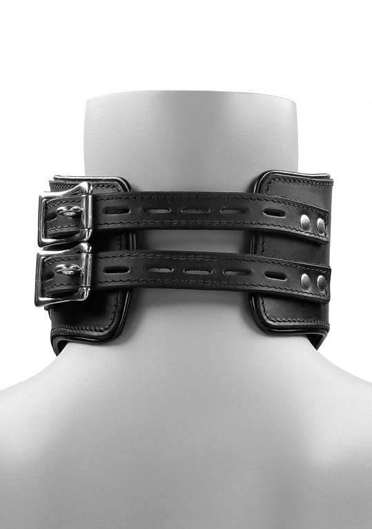 Черный широкий ошейник Heavy Duty Padded Posture Collar - фото 5