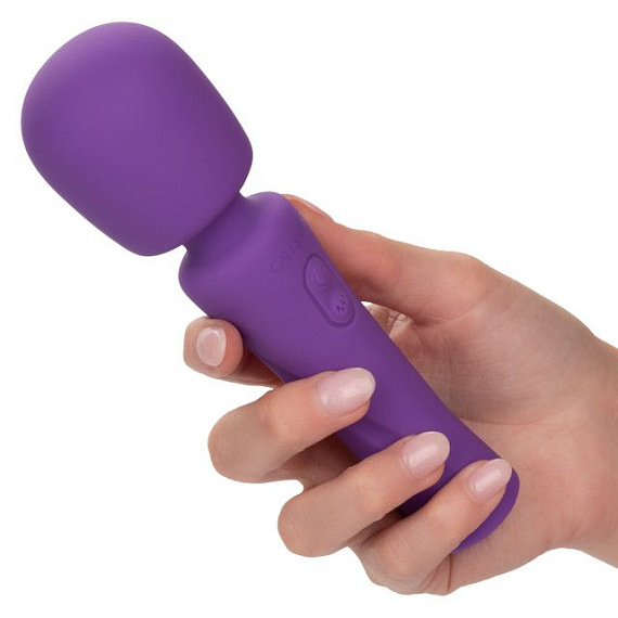 Фиолетовый ванд Stella Liquid Silicone Massager - 17,25 см. - фото 7