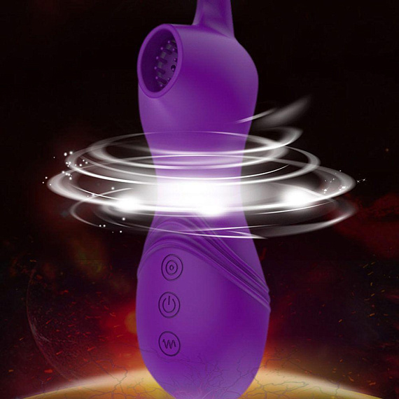 Фиолетовый вакуумный бесконтактный стимулятор-вибратор Venera от Intimcat