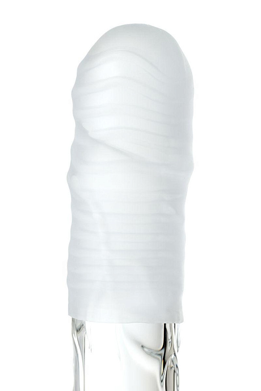 Белый мастурбатор A-Toys Pocket Stripy - Термопластичная резина (TPR)