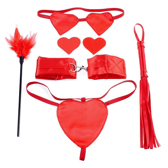 Набор для бондажа Sweetheart Bondage Kit Red Pipedream
