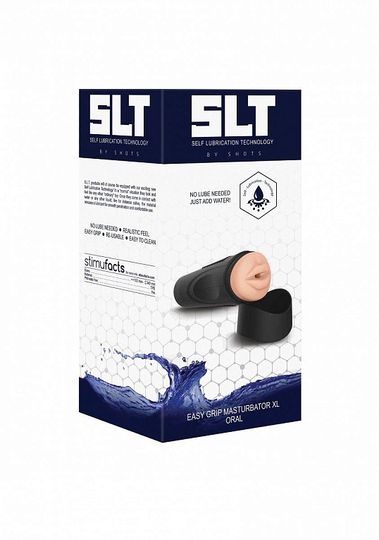 Мастурбатор-ротик Self Lubrication Easy Grip Masturbator XL Oral от Intimcat
