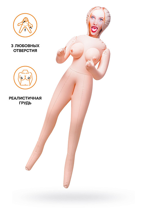 Надувная секс-кукла Lilit с тремя рабочими отверстиями - поливинилхлорид (ПВХ, PVC)