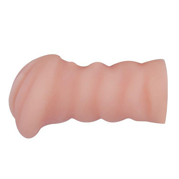 Телесный мастурбатор-вагина Passion Lady с эффектом смазки - Термопластичная резина (TPR)