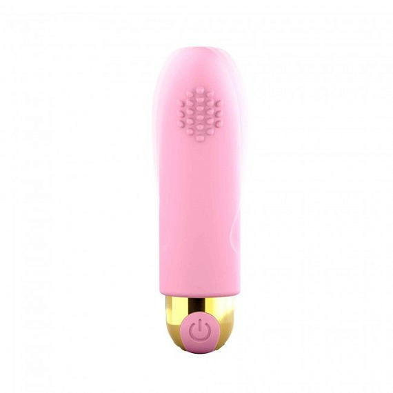 Розовый вибратор на палец Touch Me - 8,6 см. Love to Love