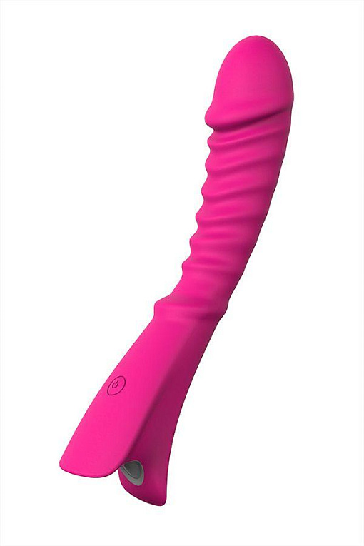 Розовый вибратор для массажа G-точки S-HANDE Topi - 19,9 см. - силикон