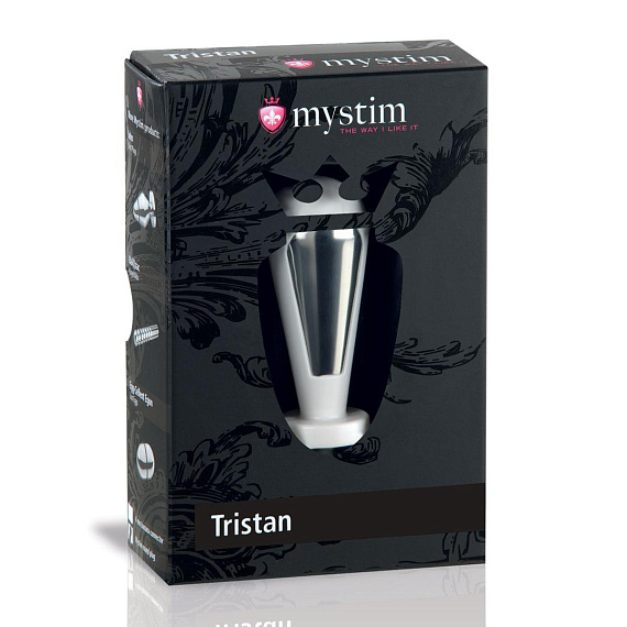 Анально-вагинальный электростимулятор Tristan - металл