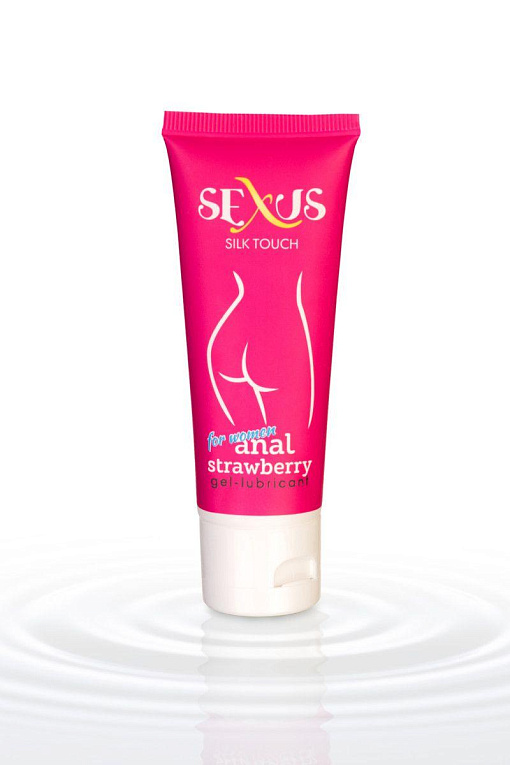 Анальный гель для женщин с ароматом клубники Silk Touch Strawberry Anal - 50 мл. - 