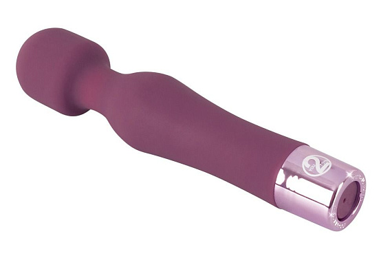 Фиолетовый жезловый вибратор Wand Vibe - 18,4 см. - силикон