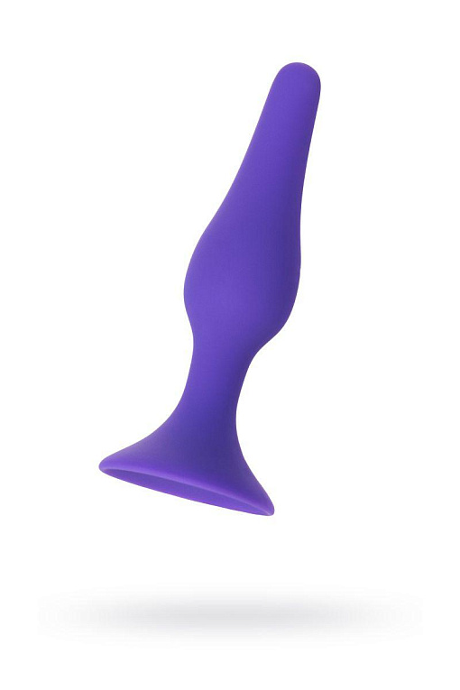 Фиолетовая анальная втулка Toyfa A-toys - 11,3 см. - силикон
