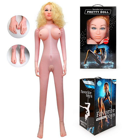 Секс-кукла с вибрацией Анжелика - поливинилхлорид (ПВХ, PVC)
