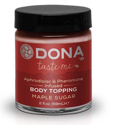 Топпинг для тела DONA Maple Sugar с ароматом кленового сиропа - 59 мл.