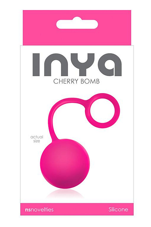 Розовый вагинальный шарик INYA Cherry Bomb Pink