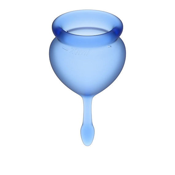 Набор синих менструальных чаш Feel good Menstrual Cup от Intimcat