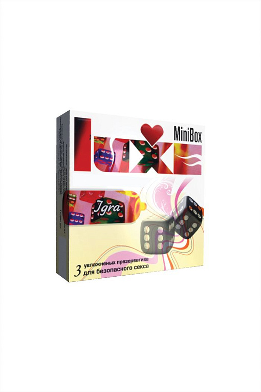 Презервативы Luxe Mini Box Игра - 1 блок (24 уп. по 3 шт. в каждой) Luxe