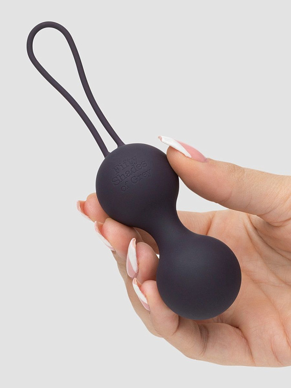 Черные, меняющие цвет вагинальные шарики Inner Goddess Colour-Changing Jiggle Balls 90g - фото 5
