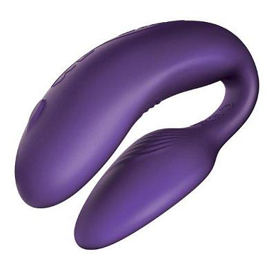 Фиолетовый вибромассажёр для двоих We-Vibe 4