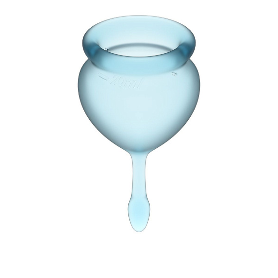 Набор голубых менструальных чаш Feel good Menstrual Cup от Intimcat
