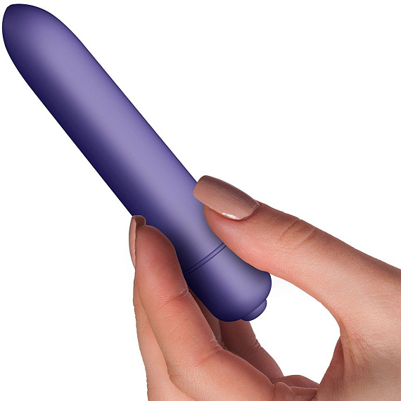Фиолетовая вибропуля Berri Licious - 9 см. - силикон