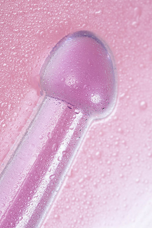 Фиолетовый фаллоимитатор Jelly Dildo M - 18 см. - фото 9