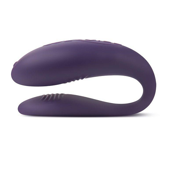 Фиолетовый вибратор для пар We-Vibe Unite Purple - силикон