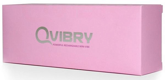 Розовый клиторальный вибромассажёр Qvibry от Intimcat
