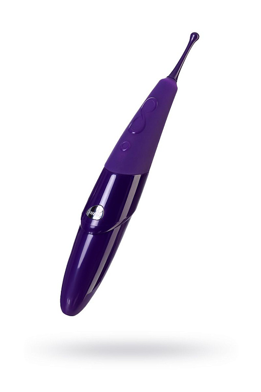 Фиолетовый стимулятор клитора с ротацией Zumio X - пластик