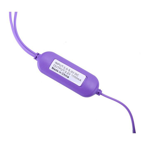 Фиолетовые гладкие виброяйца, работающие от USB от Intimcat