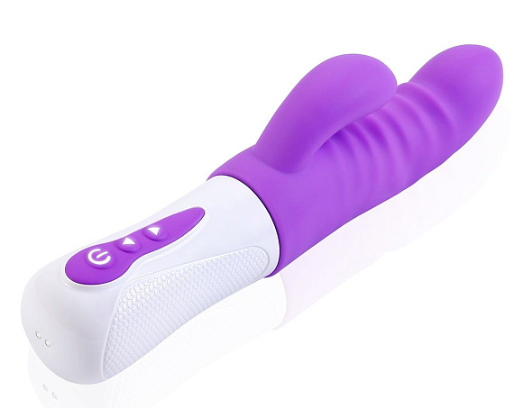 Фиолетовый вибростимулятор Purple Punch - 24 см. Aisnn
