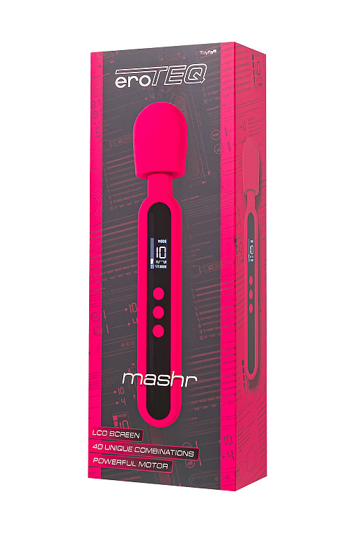 Ярко-розовый wand-вибратор Mashr - 23,5 см. - фото 9
