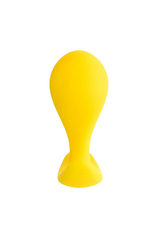 Желтая анальная втулка Blob - 5,5 см. ToyFa
