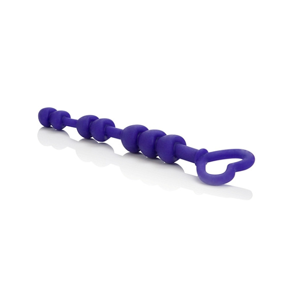 Анальная цепочка фиолетового цвета Lia Love Beads от Intimcat