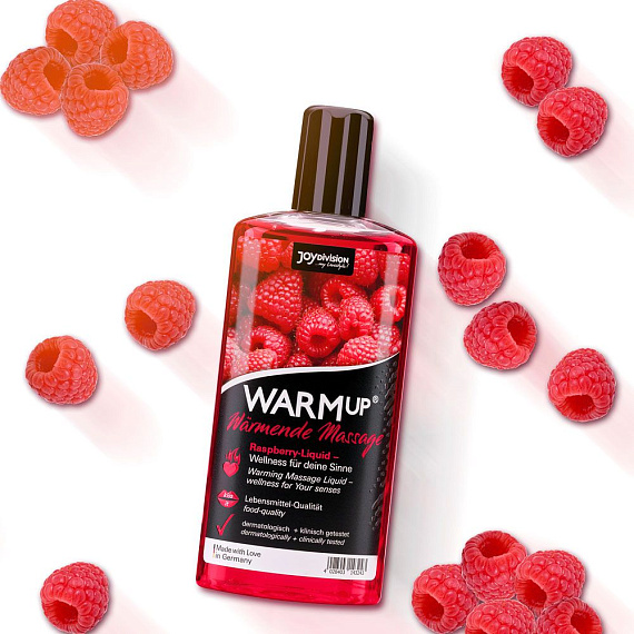 Массажное масло с ароматом малины WARMup Raspberry - 150 мл. - 