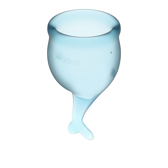 Набор голубых менструальных чаш Feel secure Menstrual Cup от Intimcat