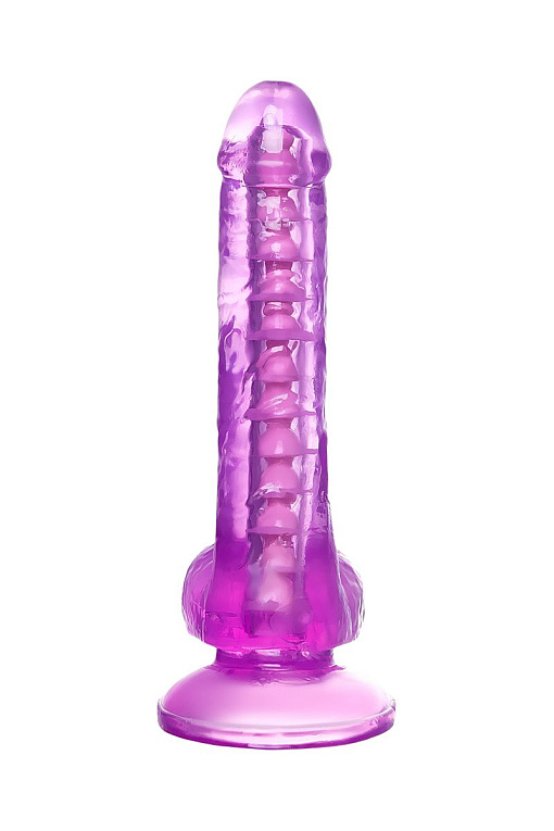 Фиолетовый реалистичный фаллоимитатор Celiam - 20,5 см. A-toys