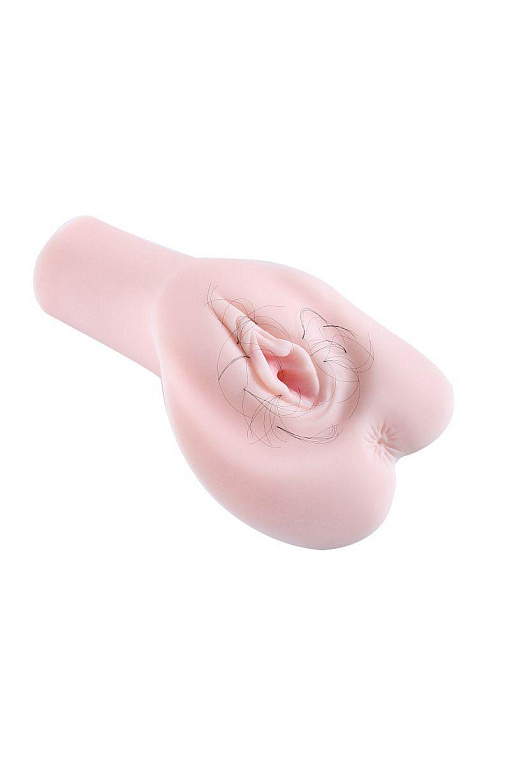 Мастурбатор-вагина с волосками - Термопластичная резина (TPR)