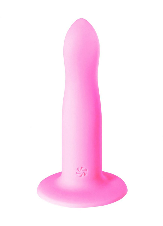 Розовый нереалистичный дилдо Emotional - 13 см. Lola toys