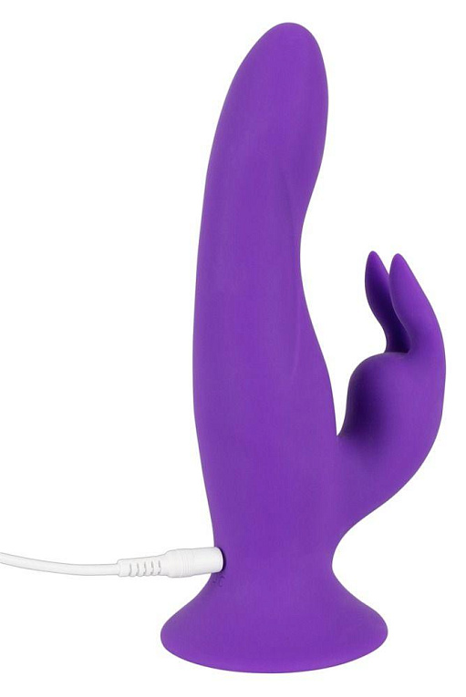 Фиолетовый силиконовый вибратор типа rabbit Pure Lilac Vibes Rabbit - 18 см. Orion
