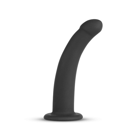 Черный страпон Harness With Silicone Dildo - 13,5 см. от Intimcat