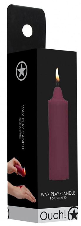 Восковая BDSM-свеча Wax Play с ароматом розы - парафин